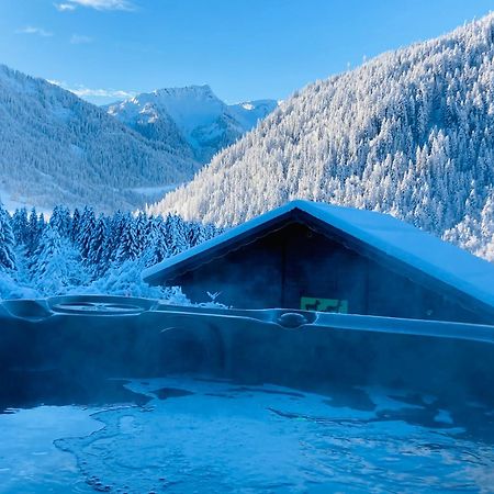 Chalet Individuel 8 Pers A Chatel Porte Du Soleil Avec Jacuzzi Exterieur Exterior foto