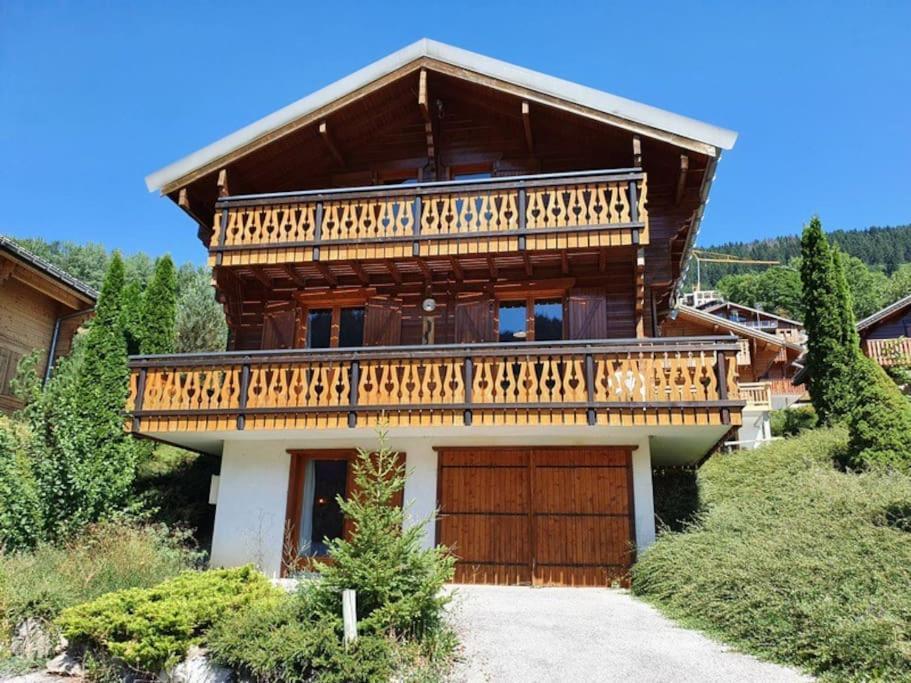 Chalet Individuel 8 Pers A Chatel Porte Du Soleil Avec Jacuzzi Exterieur Exterior foto
