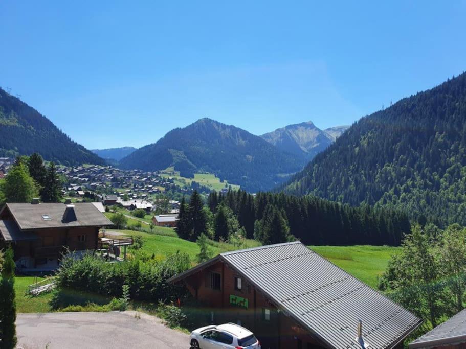 Chalet Individuel 8 Pers A Chatel Porte Du Soleil Avec Jacuzzi Exterieur Exterior foto