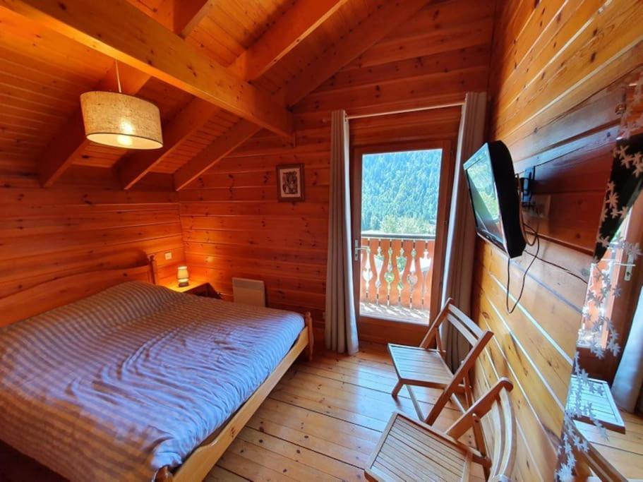 Chalet Individuel 8 Pers A Chatel Porte Du Soleil Avec Jacuzzi Exterieur Exterior foto